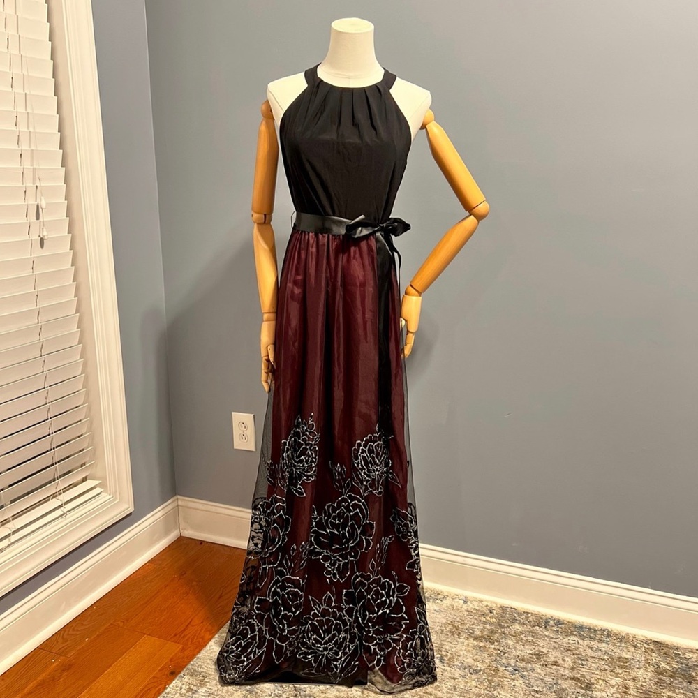 Long Maroon Dress